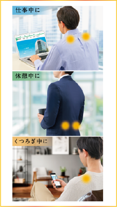 仕事中に,休憩中に,くつろぎ中に